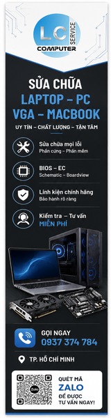 Tin Học Chí Công - Sửa chữa Laptop PC VGA MacBook